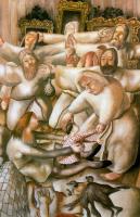 Stanley Spencer - The Coming Of the Wise Men (the Nativity)